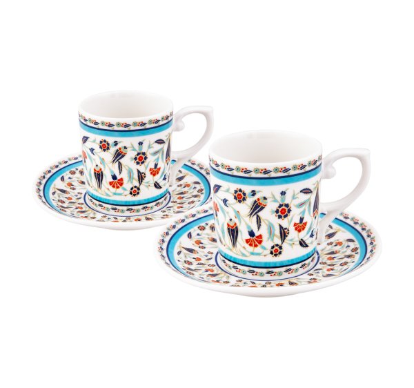 Emsan Tulipa 6 Kişilik Kahve Fincan Takımı 80 ml