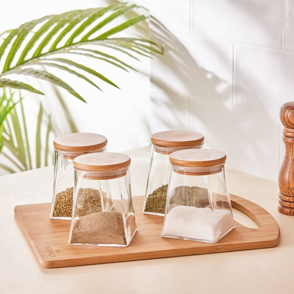 Karaca Piramit 4 Parça Baharat Takımı