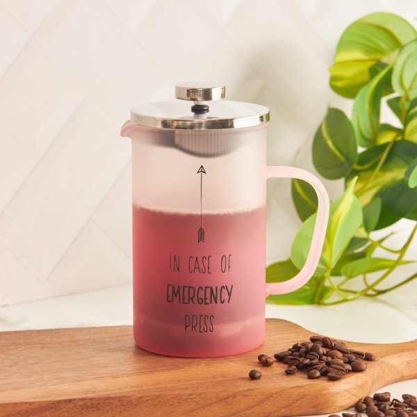 Karaca Emergency Frenchpress Pembe 600 ml