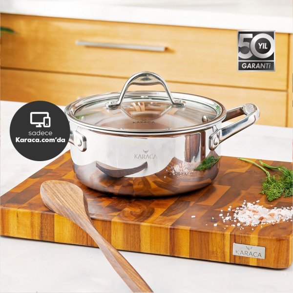 Karaca Power Steel 3Ply Petekli Tencere 20 cm 2,6 Lt