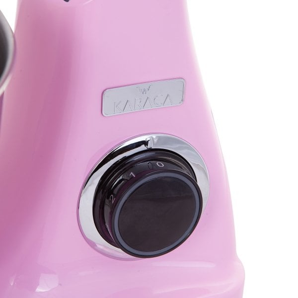 Karaca Powercast Chef Döküm Stand Mikser Pink Mutfak Şefi 1800W 6,2 Lt