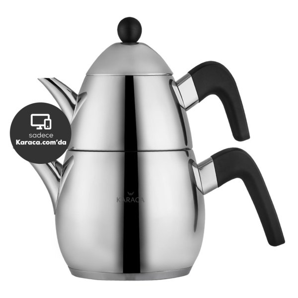 Karaca Tokyo Maxi PowerSteel Pro 316 Çelik Çaydanlık Takımı Aile Boy