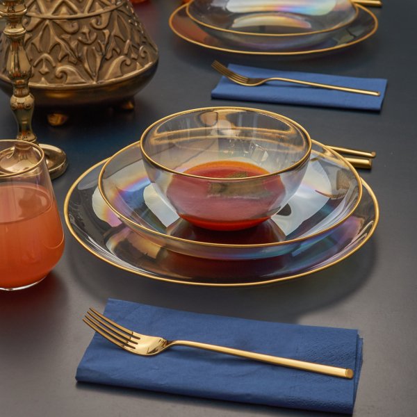 Karaca Pop Up Fancy 24 Parça 6 Kişilik Yemek Takımı ve Bardak Seti