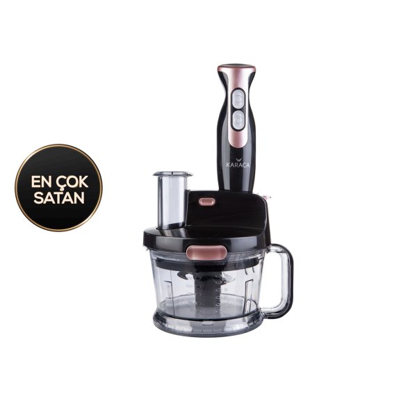 Karaca Pro-Multimax 1001 Black Rose Robot Blender Set