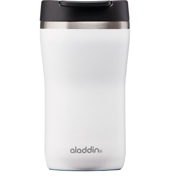 Aladdin Cafe Thermavac Leak-Lock Beyaz Paslanmaz Çelik El Termosu Kupa 0.25 Lt
