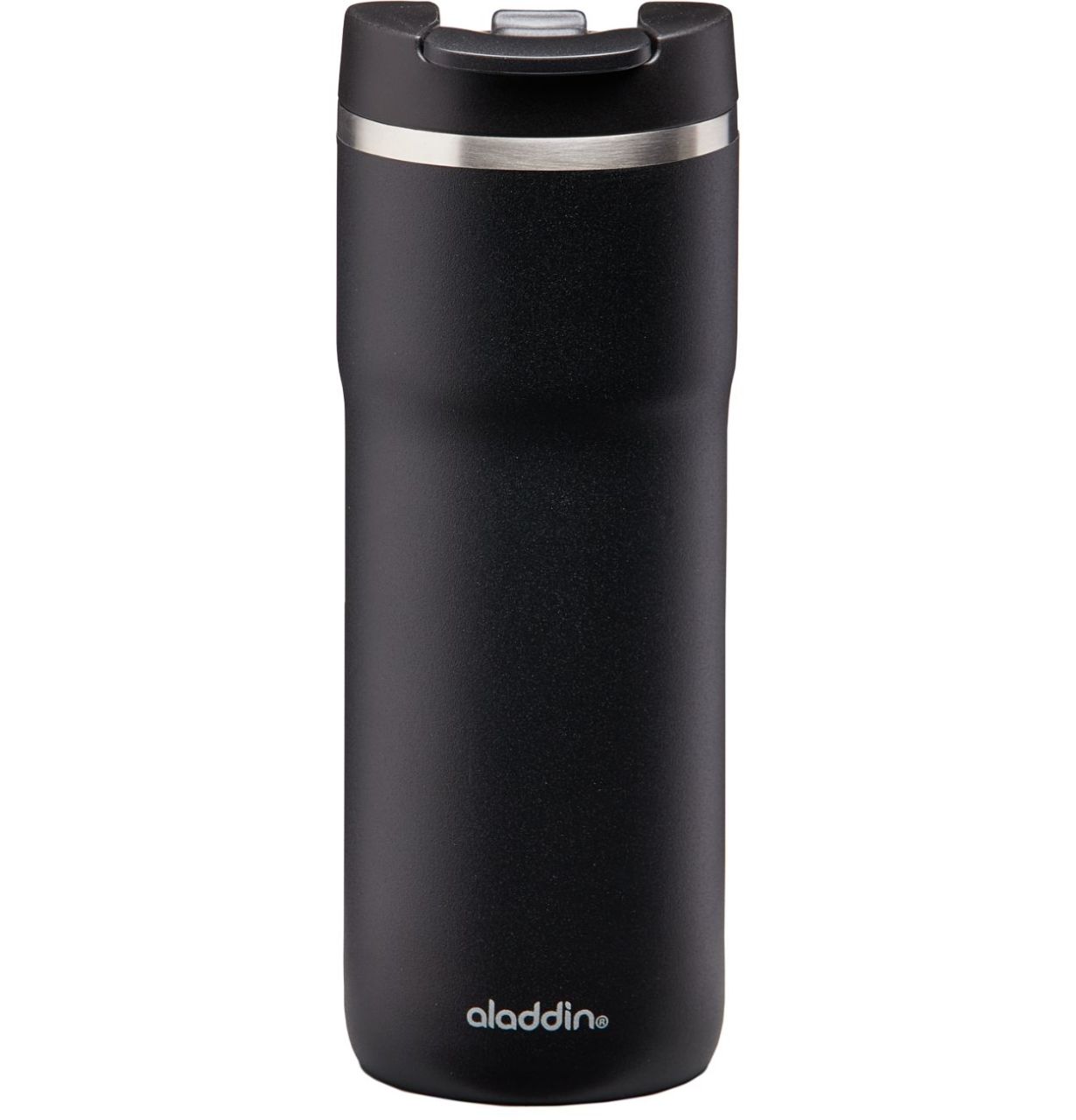 Aladdin Cafe Thermavac Leak-Lock Siyah Paslanmaz Çelik Kupa El Termosu 0.47 Lt
