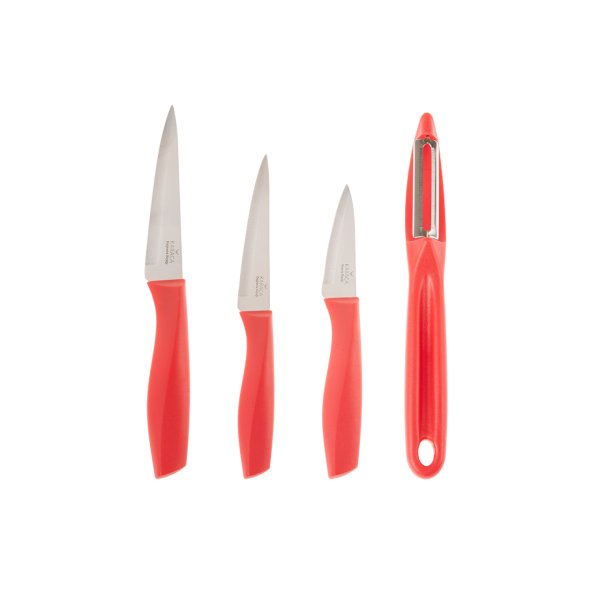 Karaca Red Peel 4 Parça Bıçak Seti