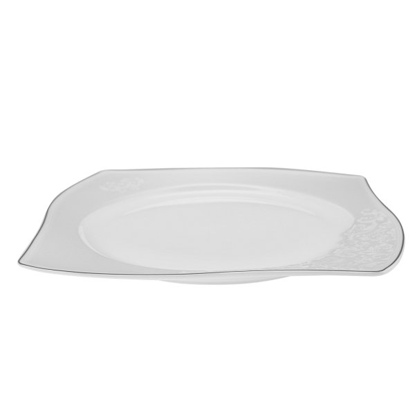 Karaca Fine Bone Tiara Platin 60 Parça 12 Kişilik Yemek Takımı Kare