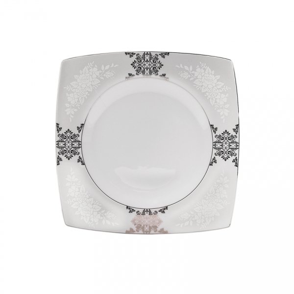 Karaca Fine Pearl Barok 26 Parça 6 Kişilik Kare İnci Kahvaltı/Servis Takımı