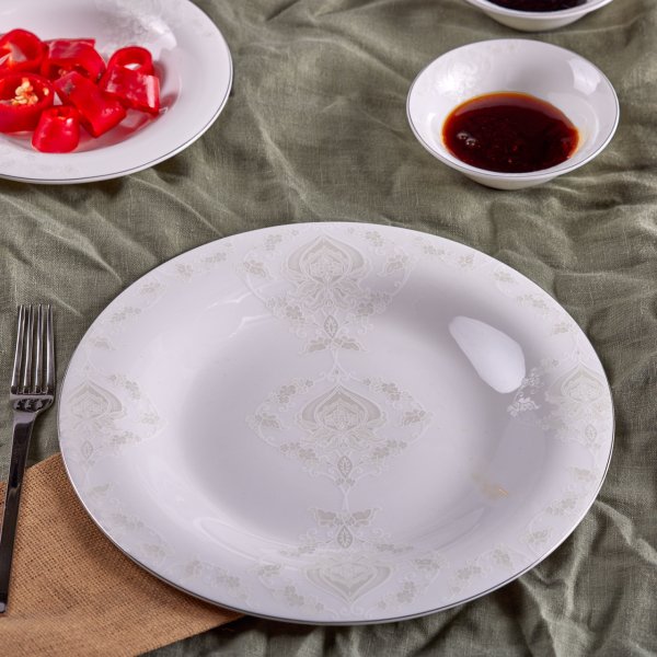 Karaca Fine Pearl Bella 14 Parça 6 Kişilik İnci Kahvaltı/Servis Takımı