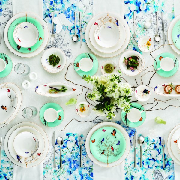 Karaca Fine Pearl Grace Mint 58 Parça 12 Kişilik İnci Yemek Takımı