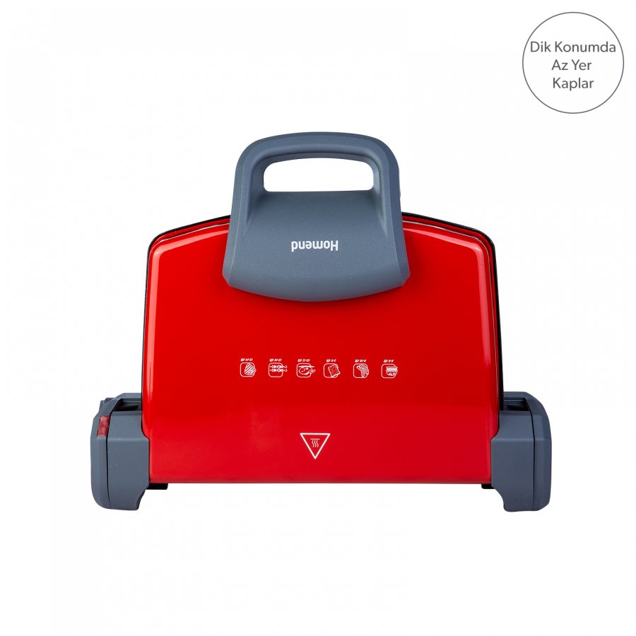 Homend Toastbuster 1331h Kırmızı Tost Makinesi