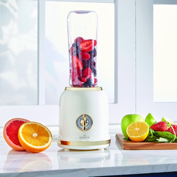 Karaca Retro Personal Kişisel Smoothie Blender Cream