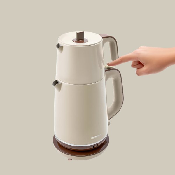 Homend Vintage Royaltea 1734H Çay Makinesi Bej