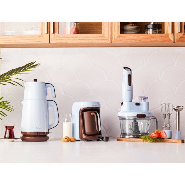 Homend Vintage Royaltea 1735H Çay Makinesi Mavi
