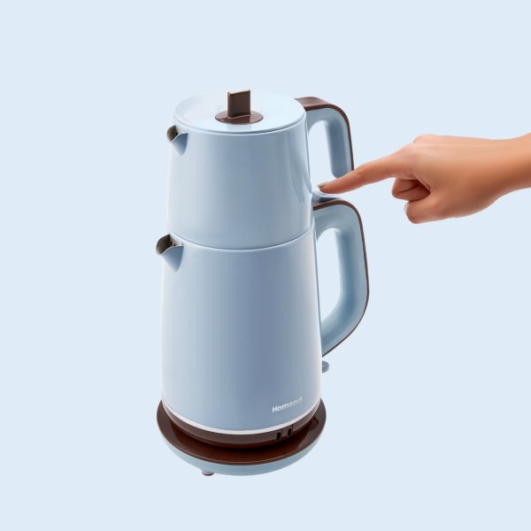Homend Vintage Royaltea 1735H Çay Makinesi Mavi
