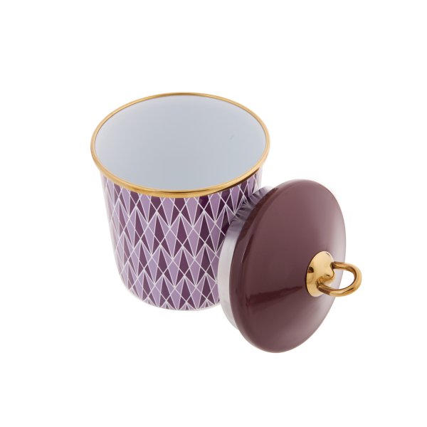 Karaca Retro Purple Emaye Saklama Kabı Small