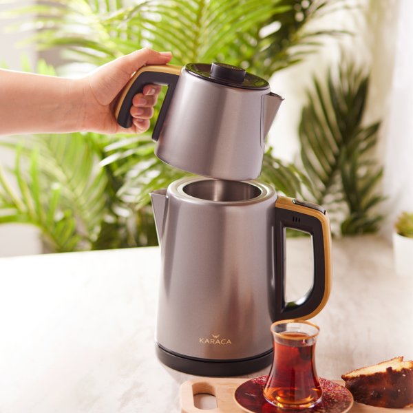 Karaca Retro Tea Antrasit Çay Makinesi