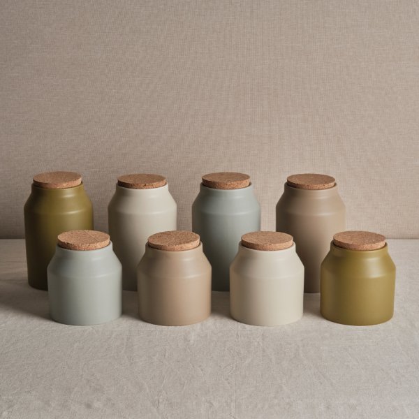 Cooklife Kavanoz Stoneware Yeşil 500 ml