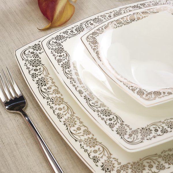 Karaca Fine Pearl Trove 62 Parça 12 Kişilik Yemek Takımı
