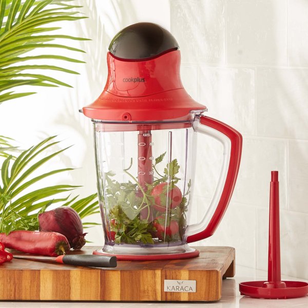 Cookplus Chopper Doğrayıcı Xxl 4001 Retro Kırmızı