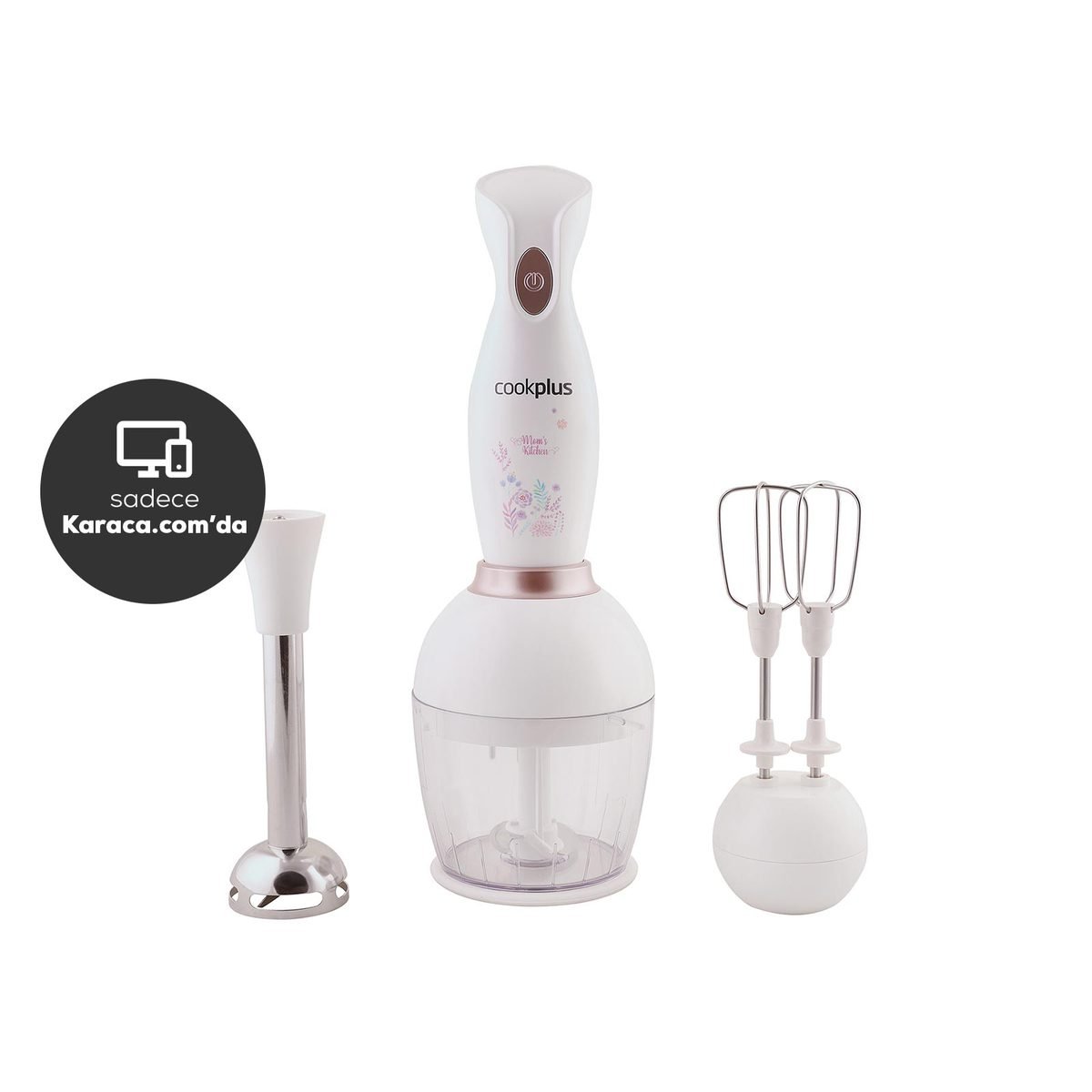 Cookplus Midimix Blender Set Krem Gold Moms Kitchen