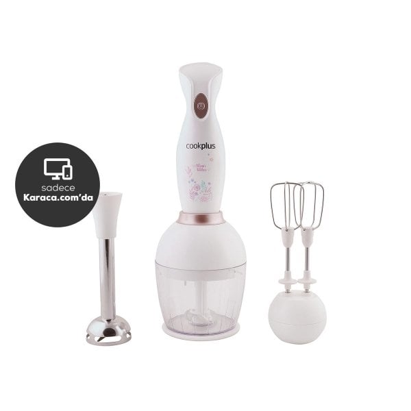 Cookplus Midimix Blender Set Krem Gold Moms Kitchen