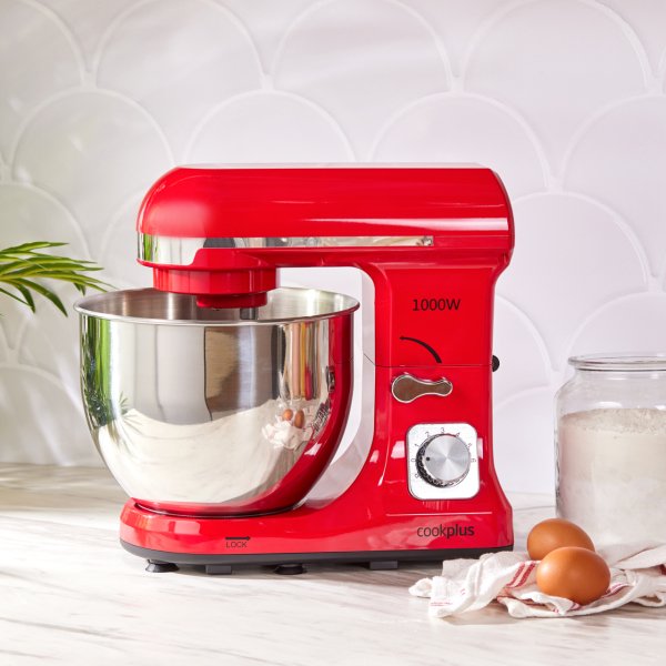 Cookplus Quick Chef 1001 Stand Mikser Red Mutfak Şefi 1000W 5 Lt