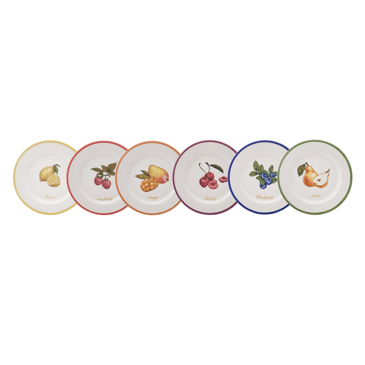 Karaca Fruits 6 Kişilik Pasta Takımı