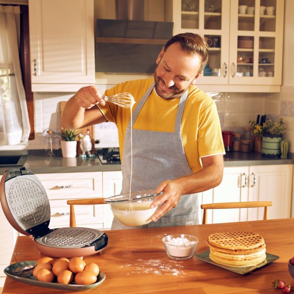 Karaca Funday Silver Çıkarılabilir Plakalı Waffle Makinesi 1000W
