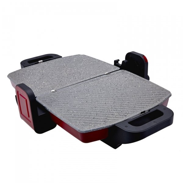 Karaca Future Granit Kırmızı Izgara ve Tost Makinesi 1800W