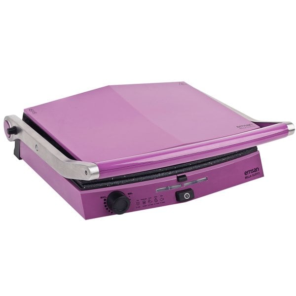 Emsan Bella Gusto 6 Dilim Ekmek Kapasiteli Granit Tost Makinesi Violet