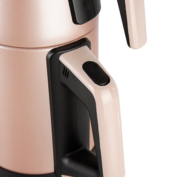 Emsan Bella Gusto Susuz Çalışma Emniyetli Elektrikli Çay Makinesi Golden Pink