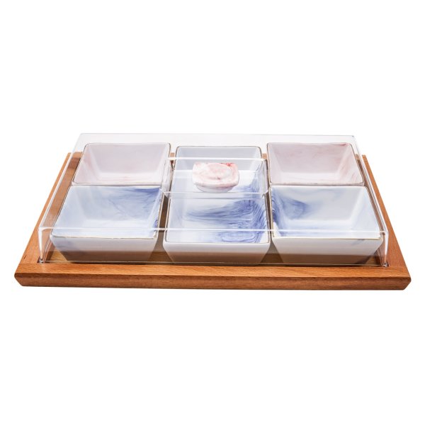 Emsan Bonita Mix&Match Yaldızlı Ahşap Kahvaltılık