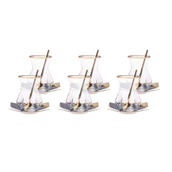 Karaca Gold Diamond 18 Parça Çay Seti