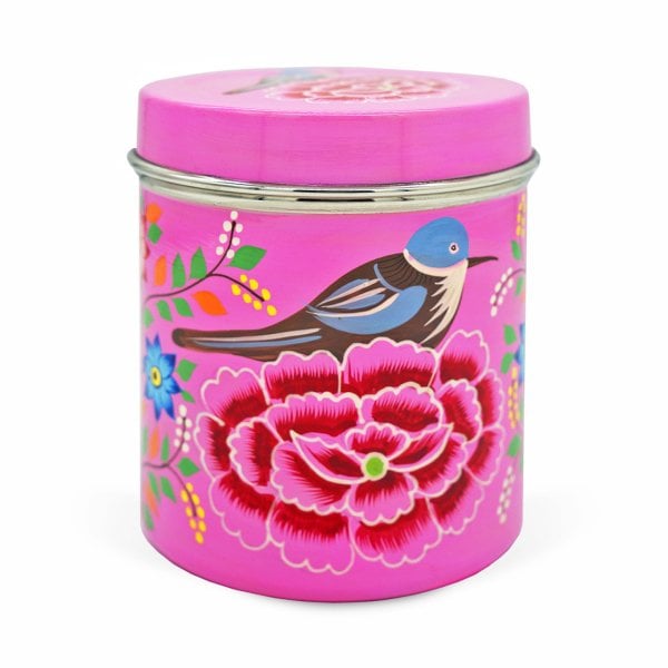 3rd Culture 3rd-5060 Kuşlu Pembe Büyük Kutu