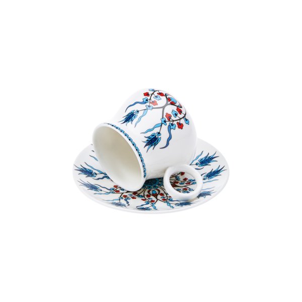 Karaca Hathat 6 Kişilik Kahve Fincanı Takımı 90 ml