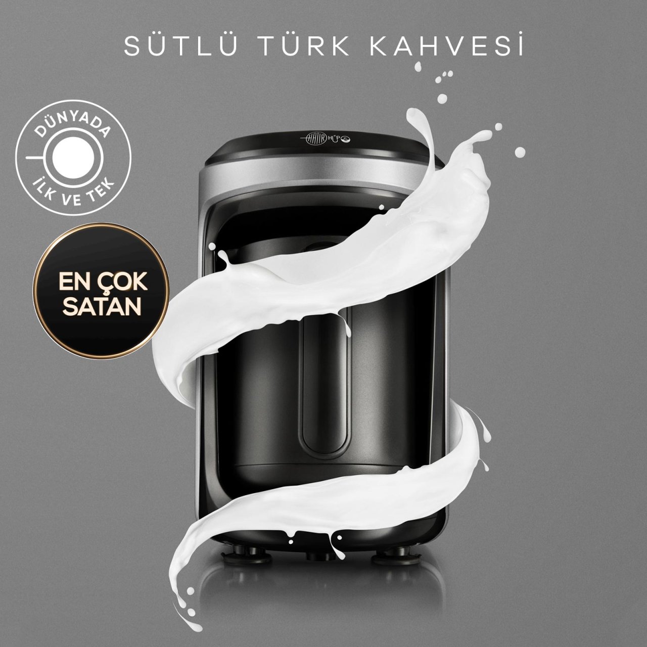 Karaca Hatır Hüps Sütlü Türk Kahve Makinesi Antrasit