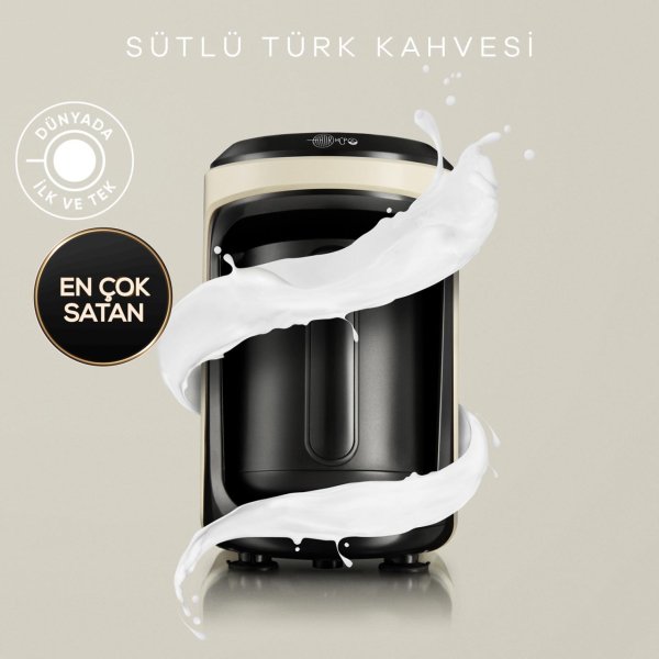 Karaca Hatır Hüps Sütlü Türk Kahve Makinesi Krem