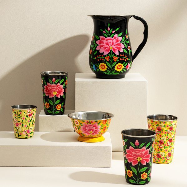 3rd Culture Siyah Lotus Sürahi