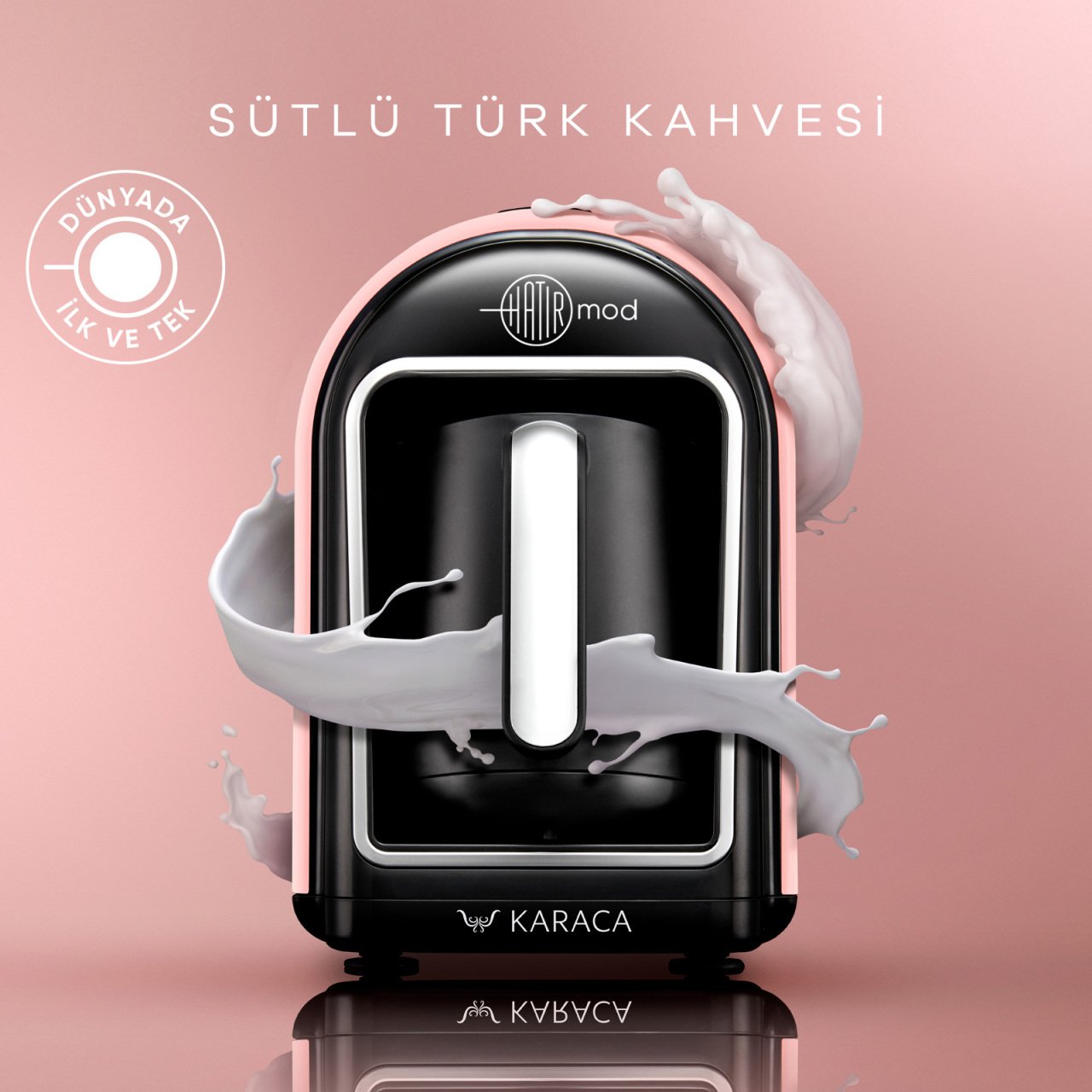 Karaca Hatır Mod Sütlü Türk Kahve Makinesi Grape Pink