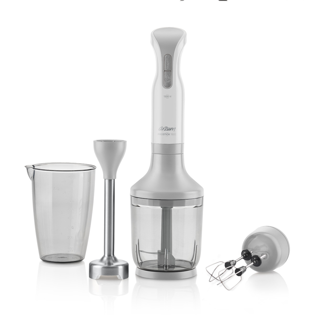 AR1014 Prostick 1500 El Blender Seti - Beyaz