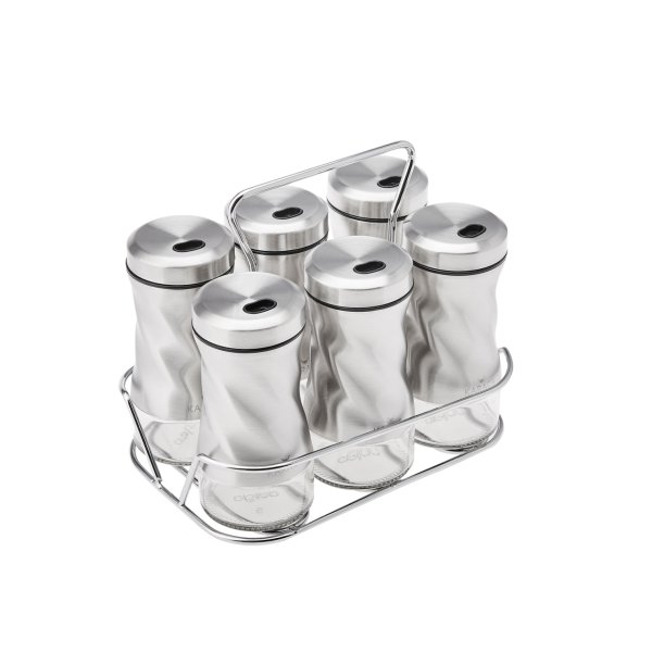 Karaca Tottori Inox 7 Parça Dikdörtgen Baharat Takımı