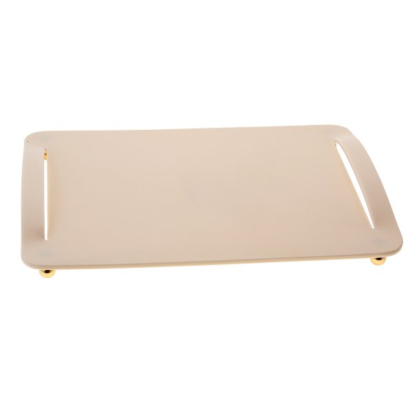 Jumbo Plain Tepsi Beyaz 40x30 Cm