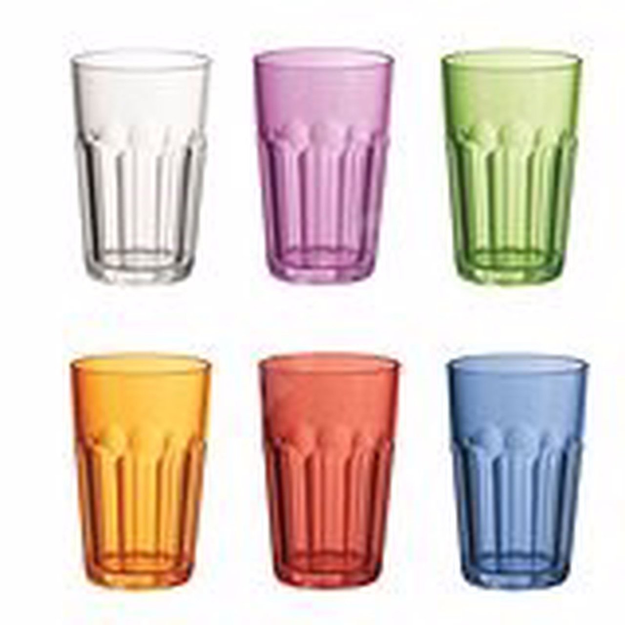 Guzzini Tiffany 6\'lı Renkli Meşrubat Bardak Seti
