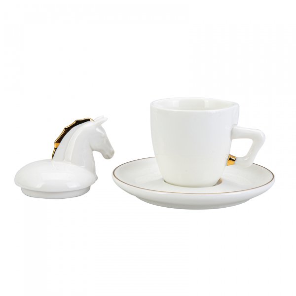 Karaca Horse 2 Kişilik Kahve Fincan Takımı 90 ml