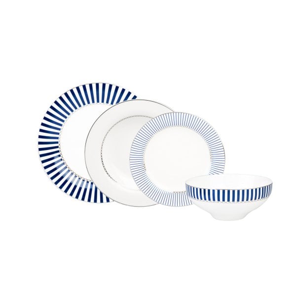 Jumbo Royal Blue Colors 24 Parça 6 Kişilik Yemek Takımı