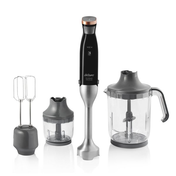 AR1070 Technoart Maxi Plus Blender Set - Siyah