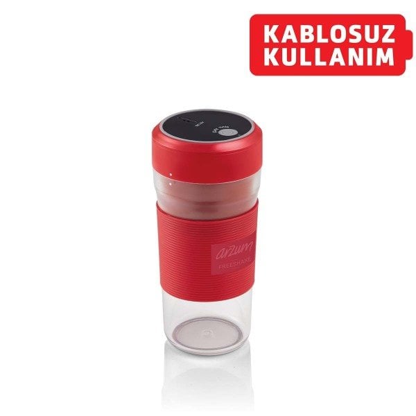 AR1130-K Freeshake Şarjlı Kişisel Blender - Kırmızı