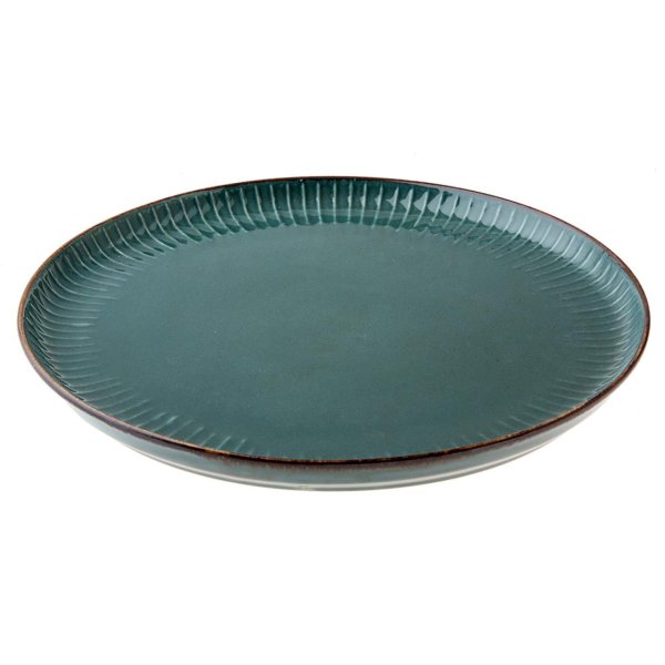 Jumbo Terracota Blue Terracotta 18 Parça 6 Kişilik Porselen Yemek Takımı